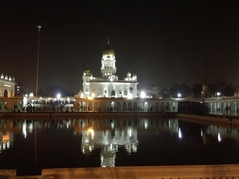 Night Picture of Bangla Sahib